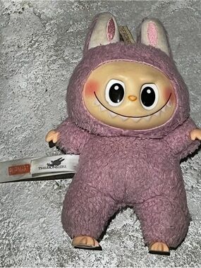 Pop Mart’s Labubu The Monsters Plush Bunny Costume Toy - Pink